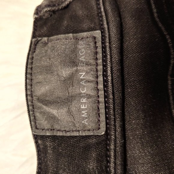 Black American Eagle Jeggings size 6 - Picture 7 of 10